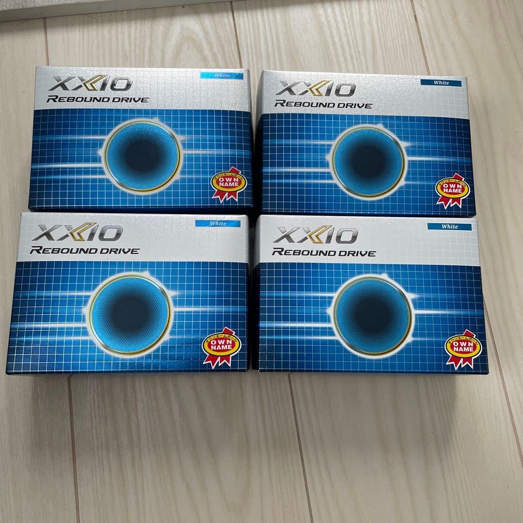 XXIO Rebound Drive ゴルフボール 4個セット