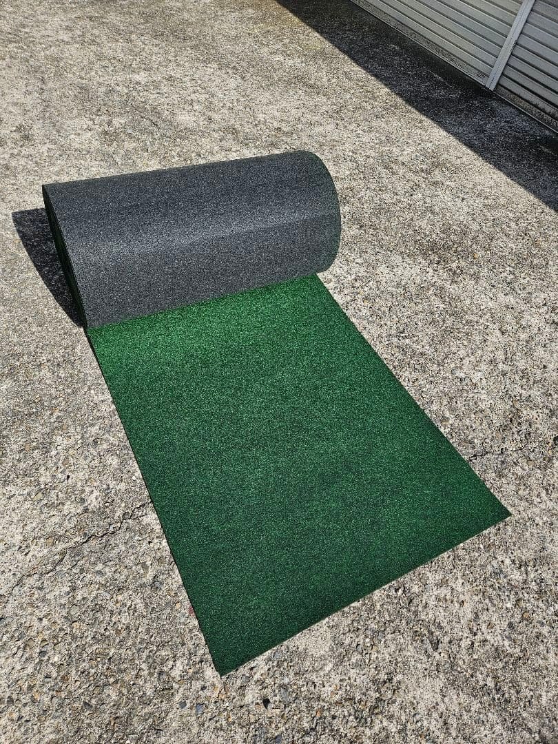 【新品】本格ポリエステル不織布 防草シート(明るめグリーン)厚手　巾1m×40m