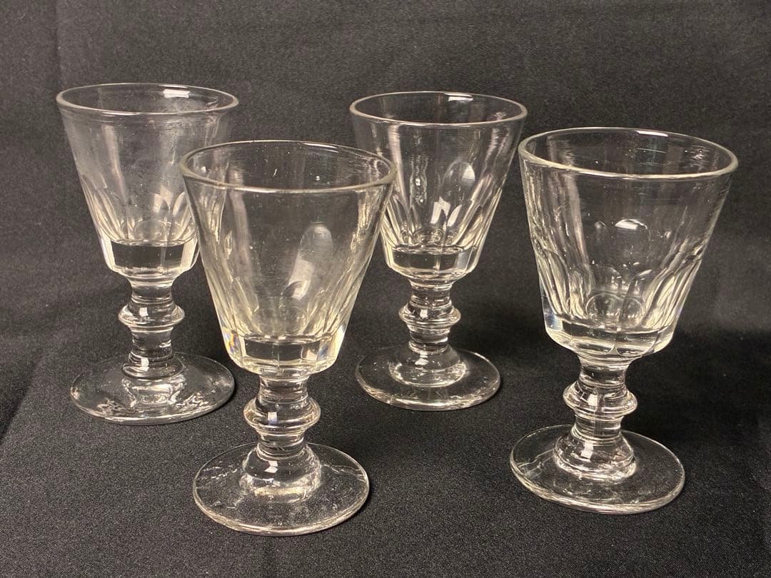 コレクター様必見！！大正グラス ショットグラス 4客セット！