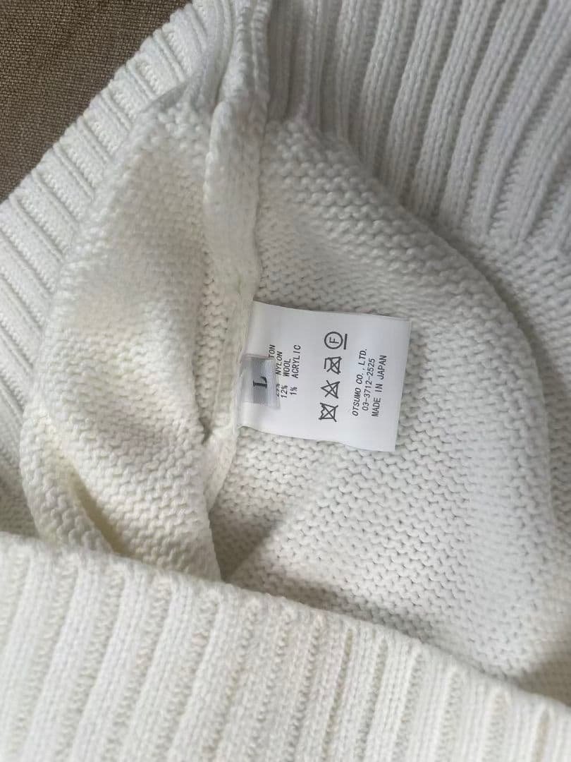 k*t様 HUMAN MADE ホワイト セーター 犬刺繍