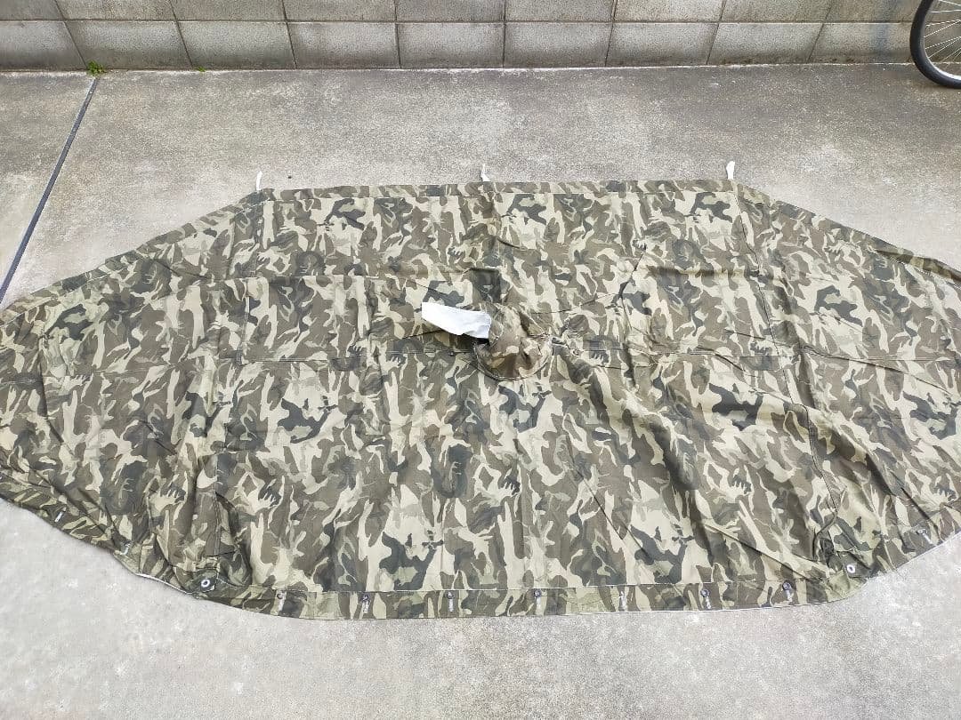 トルコ軍 山岳部隊用 軍幕 シェルターハーフ ２枚セット パップテント ⑤⑥