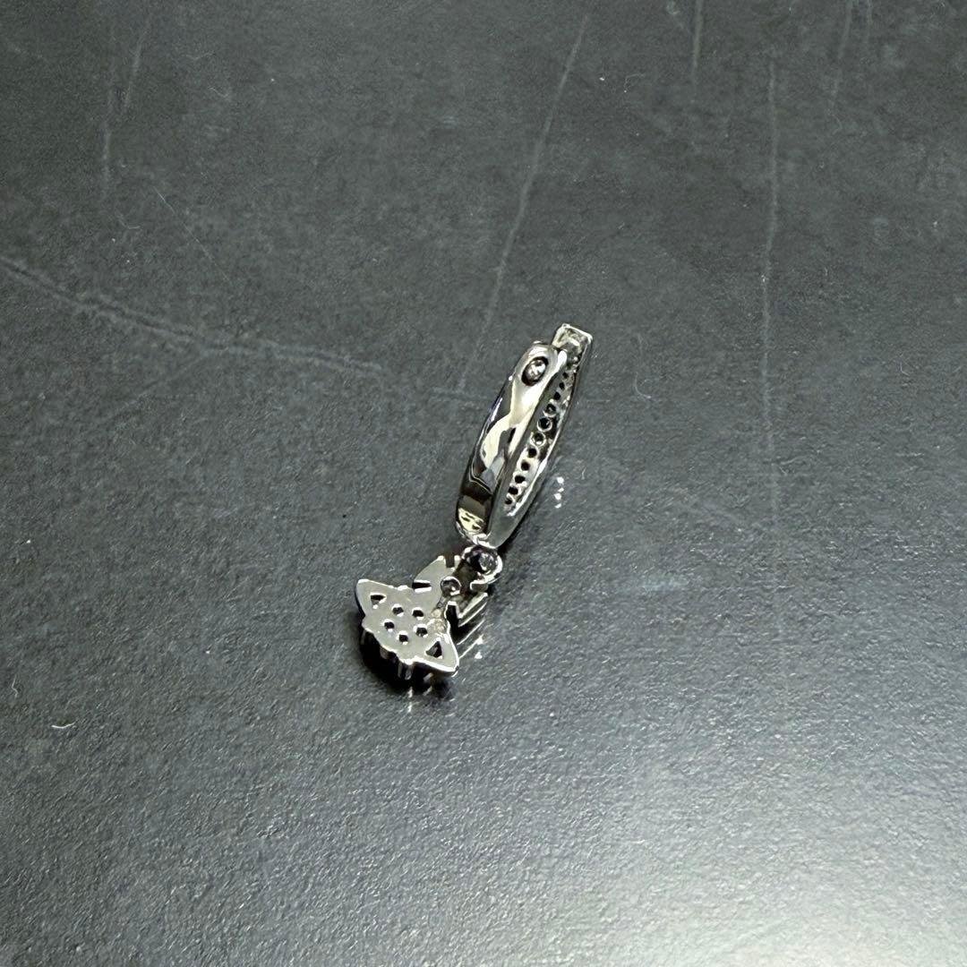 コ2/Vivienne Westwood/片耳ピアス/フープピアス/シルバー