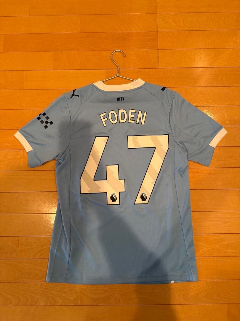 25-26マンチェスター・シティ フォーデン　ホームユニフォーム　Mサイズ
