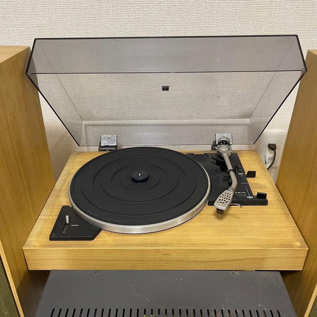 【らぶり】TRIO システムコンポ レコードプレーヤー KENWOOD ①
