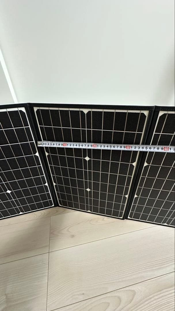 折りたたみ式ソーラーパネル　120w