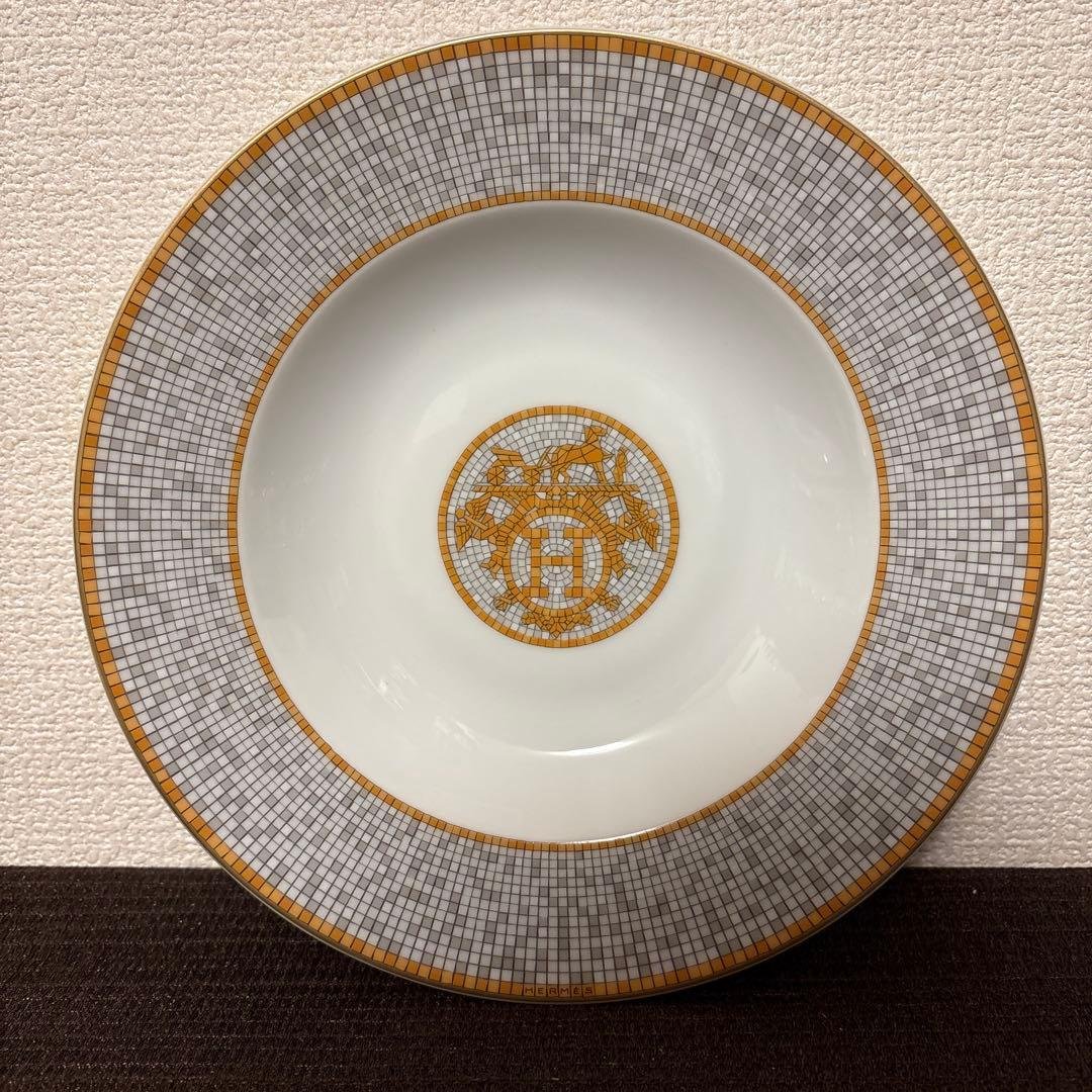 エルメス　ヴァンキャトル ゴールド　スーププレート　パスタプレート
