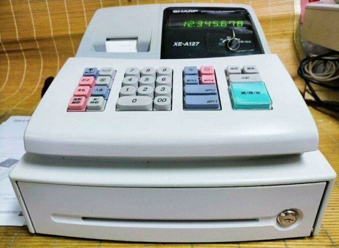 シャープレジスター　XE-A127　簡単便利特殊　送料込　147773