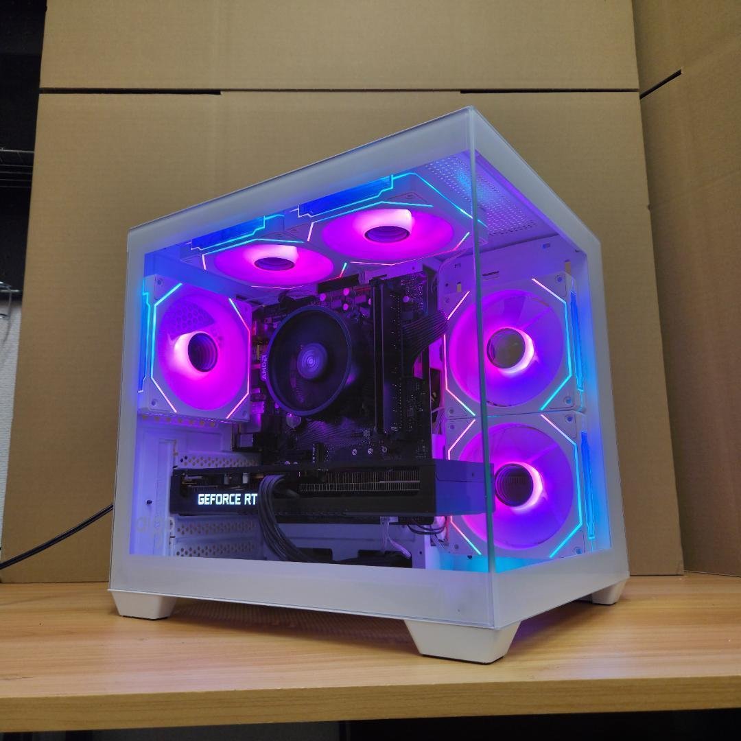 新品ケースゲーミングPC★RTX4070Ti/Ryzen 7/SSD512GB②