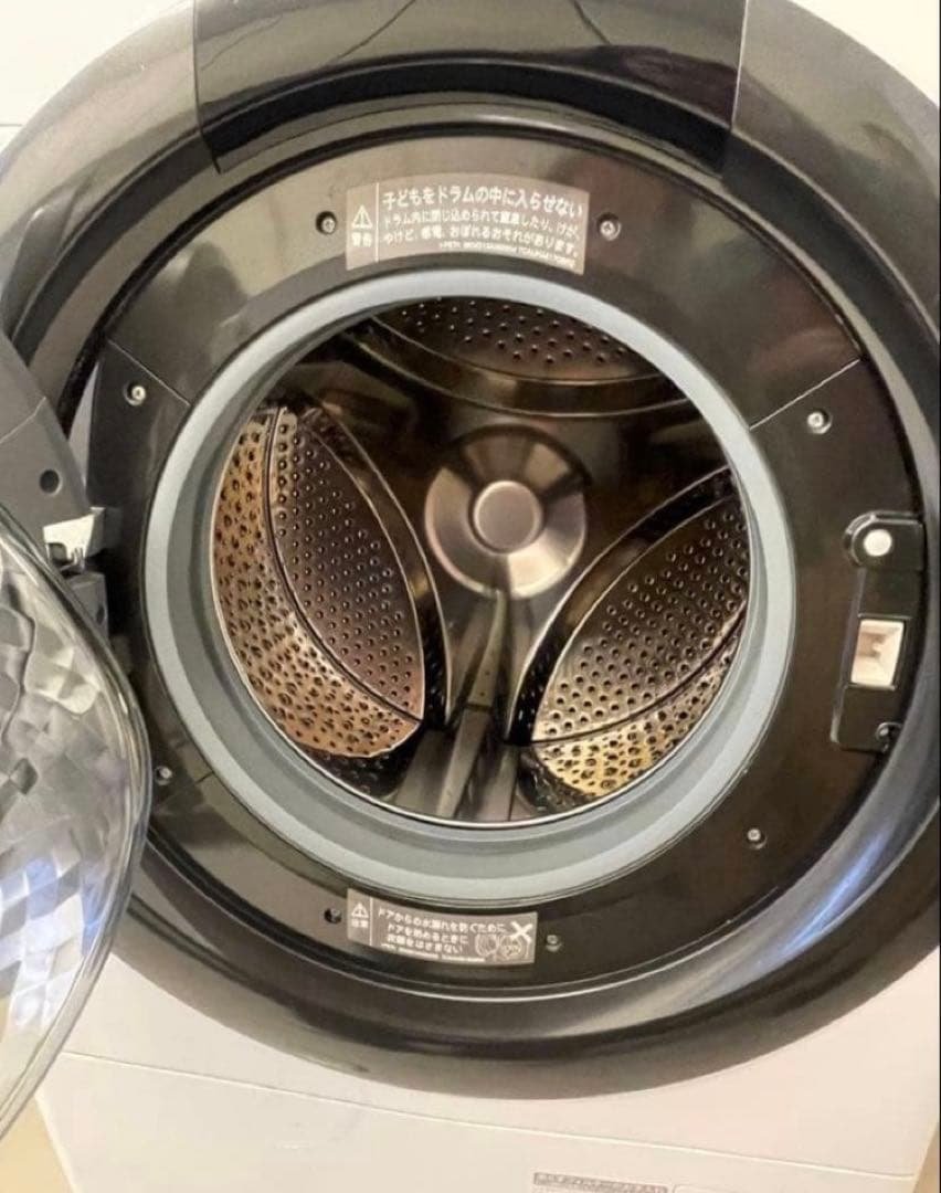 SHARP ドラム式洗濯機 本体 ホワイト