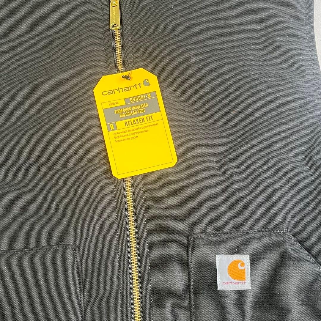 Carhartt ダック地 中綿ワークベスト ブラック XL 新品タグ付き